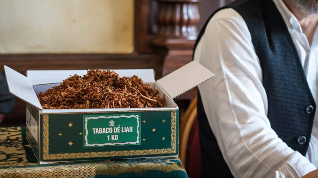 tabaco de liar en grandes cantidades